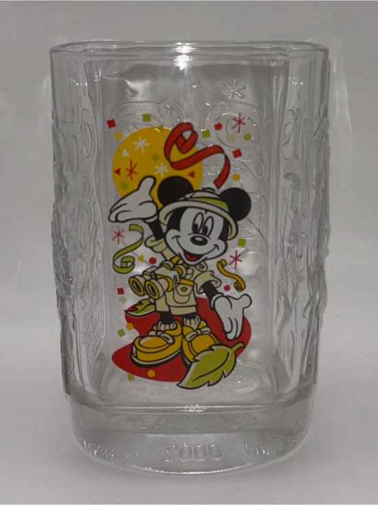 Disney Other - Vintage 2000 McDonald's Disney Animal Kingdom Safari Mickey Glass